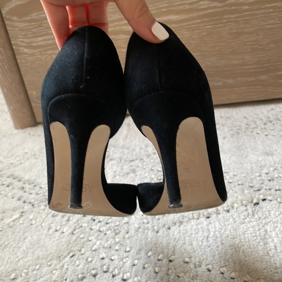 J.Crew Black Suede Low Heels-size 6 - Picture 5 of 6